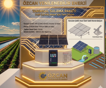 2 HP 1.5 KW TARIMSAL SULAMA PAKETİ 