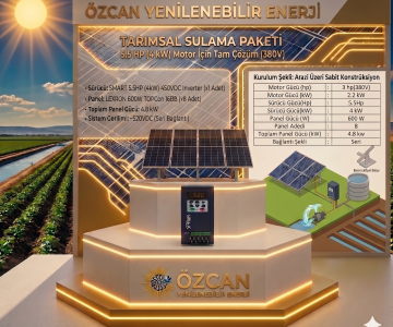 3 HP 2.2 KW TARIMSAL SULAMA PAKETİ