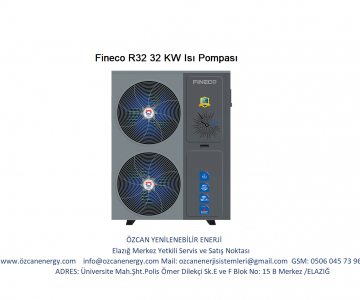 Fineco R32 32 KW Isı Pompası