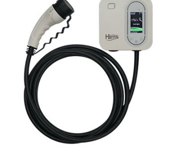 Hims HCDKB-22 22kw Destekli 5m Kablolu Smart Beyaz Elektrikli Araç Şarj İstasyonu