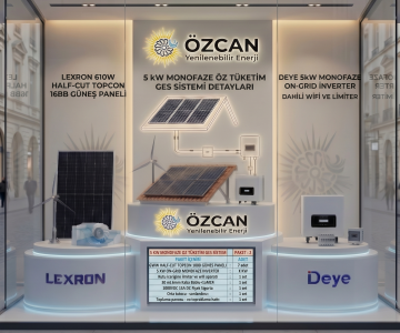 5 KW ÖZ TÜKETİM ON GRİD SİSTEM PAKET 2