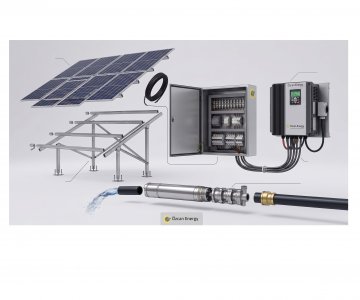 3 HP (2.2 kW) Güneş Enerjili Tarımsal Sulama Paketi